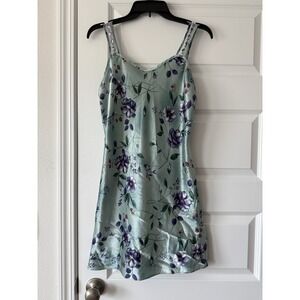 Bundle Bright Colorful Floral Size Small Silky Sleeveless Chemise Night Gowns